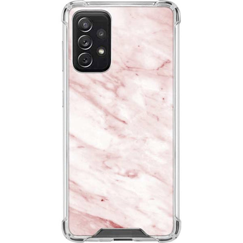 Pink Marble Galaxy A72 5G Clear Case